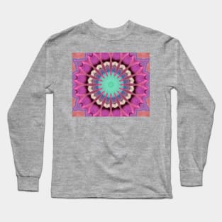 Pink abstract Long Sleeve T-Shirt